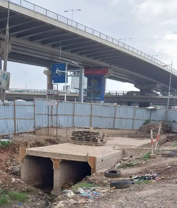 Construction of 2m × 2m Storm Drain – Circle, Accra