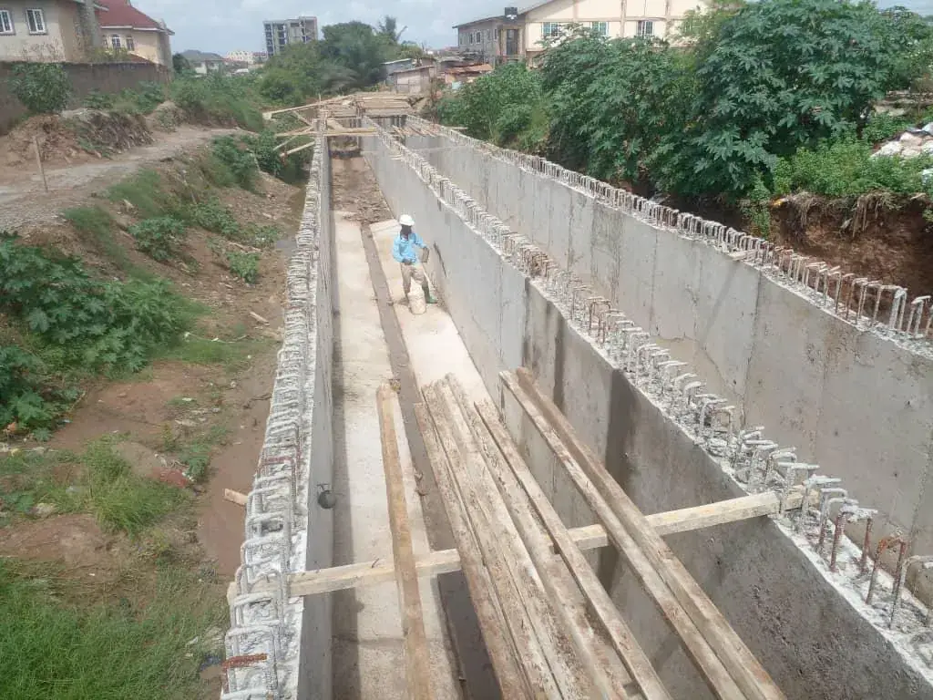 Construction of 2.5m × 2.5m Storm Drain – Madina Estate